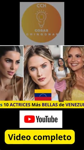 Las 10 ACTRICES VENEZOLANAS Mas BELLAS de VENEZUELA #shorts #shortsvideo