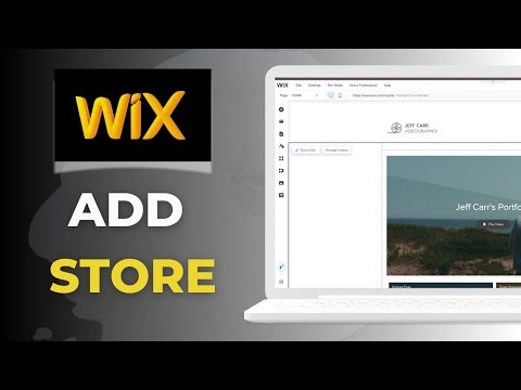 How to Add a Store to Wix Website