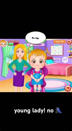 Baby Hazel rips her homework and gets grounded ￼