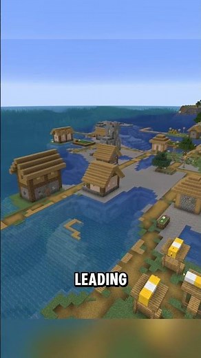 🌊 Perfect Seaside Village Seed for Minecraft (Java and Bedrock) | Cozy Coastal Paradise!