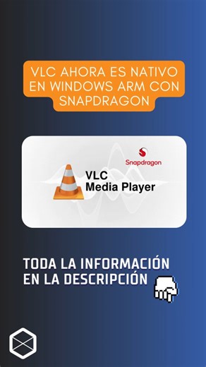 SPBOX on Instagram: "🎬 VLC ahora es nativo en Windows ARM con Snapdragon y mantiene compatibilidad con Windows XP VLC incorporó soporte nativo ARM64 en Windows, orientado especialmente a equipos con Snapdragon y la nueva oleada de PCs con Windows on ARM. Con esta compilación nativa, el reproductor deja de depender de la emulación (como Prism) para ejecutar versiones x86/x64, lo que debería traducirse en una reproducción más eficiente y un menor consumo energético, algo clave en portátiles delga
