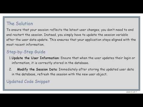 How to Reload Session without Re-login in PHP