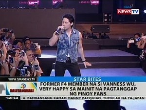 Former F4 member na si Vanness Wu, very happy sa mainit na pagtanggap ng Pinoy fans