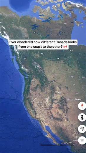 Canada’s west coast vs east coast 🤯