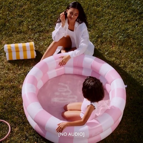 Barbie™ Float Life by Funboy Inflatable Round 2-Ring Pool, 48" Diameter, Children 6