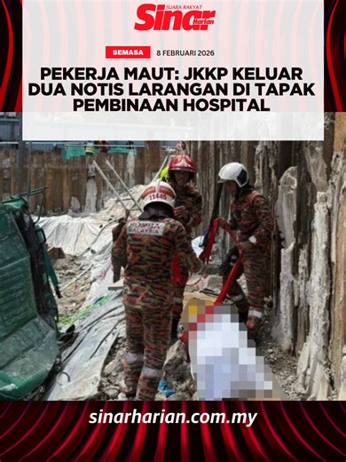 Notis Larangan JKKP Selepas Kemalangan Maut di HPP