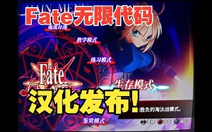 fate无限代码【汉化】发布！