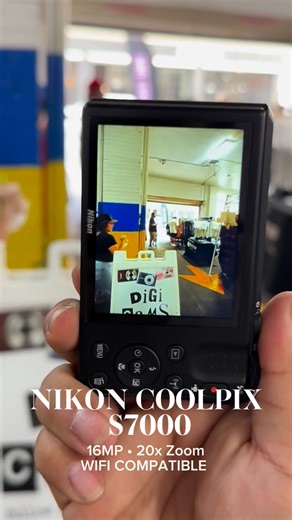 David Ixtabalan on Instagram: "Nikon Coolpix S7000 — slim, sharp, and easy. Perfect everyday digi cam 16MP, 20× zoom, and shoots Full HD video #vintage #retro #vintagestyle #fashion #art #love #style #photography #vintageclothing #vintageshop #ootd #classic #aesthetic #sfashion #secondhand #antiques #photooftheday #like #oldschool #instagram #follow #sanmarcos #texasstateuniversity #txst #utsa #digicam #g7x #canon #nikon"