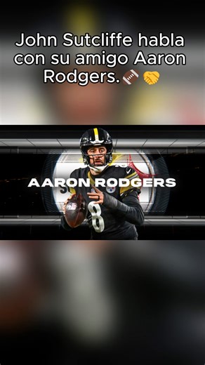 @espnsutcliffe habló con su amigo Aaron Rodgers sobre la victoria, las posibilidades de llegar a los Playoffs y sobre su posible último Mooooonday Night Football.🤩🏈🤝#MNF #nfl #MondayNightFootball #aaronrodgers #steelers #pittsburghsteelers #Mooooondaynightfootball