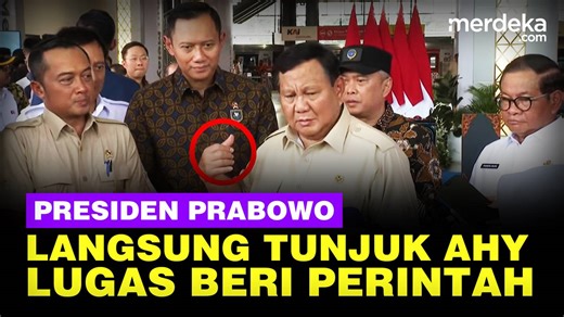 Prabowo Langsung Tunjuk AHY, Lugas Beri Perintah soal Kereta Api Luar Jawa