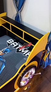 Batman Theme Room Set Bed And Wardrobe. Wide Range of Designs And Customization Option available. #babyBed #kidsbed #2023 #bunkbeds #bed #woodenbed #furniture #kiddylandpakistan Kiddyland by Sehalshop Address: City Center , Near Wapda Town Roundabout, Joher Town Lahore Shop Now: http://bit.ly/43jVfGg بچوں کا اچھی کوالٹی کا مضبوط ، دیرپا اور پائیدار فرنیچر ،سنگل بیڈ ، بنک بیڈ ، الماری ، سٹڈی ٹیبل ، مناسب ریٹ پر دستیاب ہے . فرنیچر کی کوالٹی کو دیکھنے کے لئے ھمارے شوروم کا وزٹ کریں - Buy Good quali