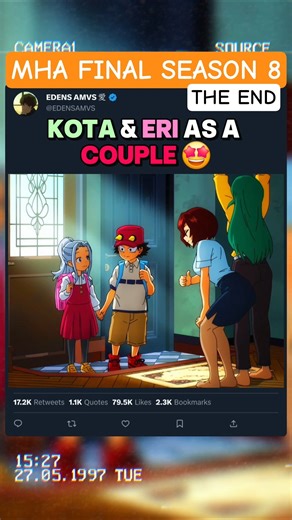 KOTA ET ERI EN COUPLE | #myheroacademia #edit #amv #mha #anime #mangaedit