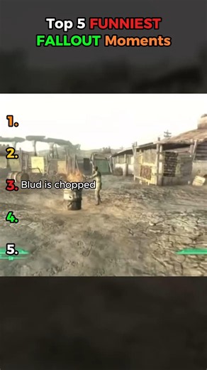 Top 5 FUNNIEST FALLOUT moments! (Stick around for the last one) #fallout #funny #fyp #meme #bethesda