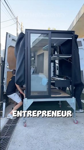 Turning Van Into Modular Camper🔥 #businessideas #vanlife #camping #outdoorliving #usashorts