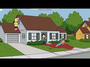 Caillou throws rosie out the window grounded
