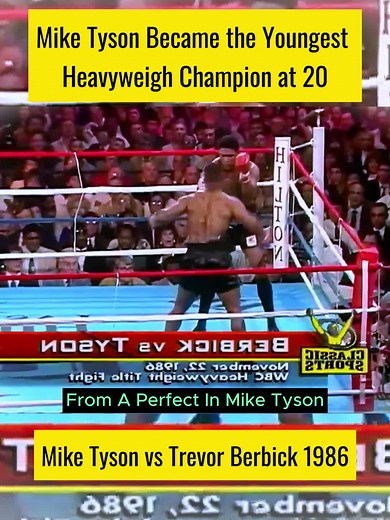 Mike Tyson vs Trevor Berbick 1986 Highlights