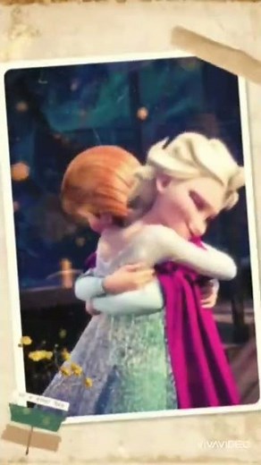 ELSA AND ANNA'S HUGGING SCENES