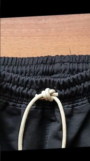 Genius Drawstring Knots for Pants You Didn’t Know! 😱 Easy & Fast Tricks