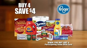 The Kroger Company Buy 4 Save $4 TV Spot, 'Make It Magical'