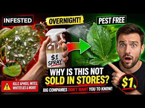 This $1 Kitchen Spray Kills Garden Pests Overnight No Chemicals