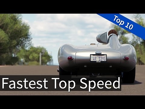 Forza Horizon 3: Top 10 - Fastest Top Speed Cars
