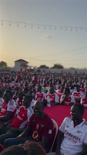 The Arsenal community is Africa #premierleague #football #arsenal #sports