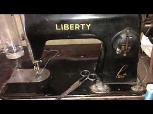 ¿Cómo poner hilo en máquina de coser antigua? Liberty.