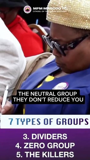 Powerful word from Daddy G.O., Dr. D.K. Olukoya, on the 7 groups of marriages! For the Singles yet to embark on the journey of marriage, his encouragement is clear - to be in the “Plus Group” marriage. Please take this to heart and share with your single friends who are also seeking God’s best in marriage! #mfmmagodoyc #mfmyouth #olukoya | MFM Magodo YC Region 28