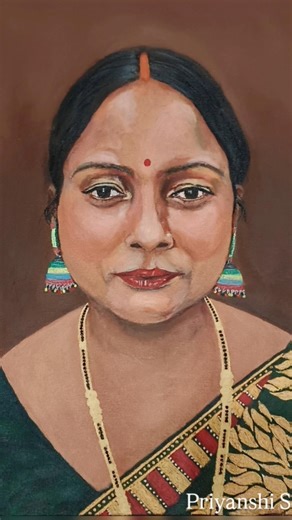 portrait acrylic on Canvas #portraitart #commission #artist #ordernow #portraitart #art#youtube