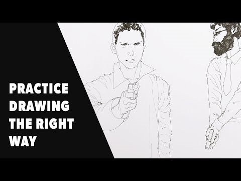 The REAL way to IMPROVE at drawing (without the stress)