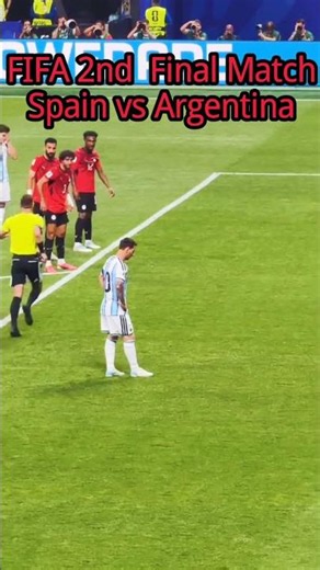 FIFA 2nd Final Match Argentina vs Spain #viralvideo #football #funvideo #worldcup