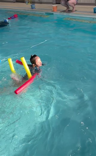 Roots Swim School on Instagram: "This week we’re focusing on floating and swimming with strong float body positions 💦 Why? Because good body position builds confidence, balance, and safer, more efficient swimming."