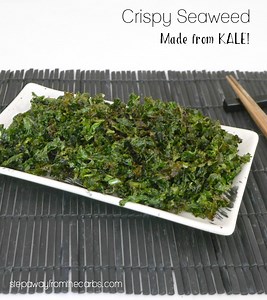 Crispy Seaweed - Step Away From The Carbs (made from kale!)