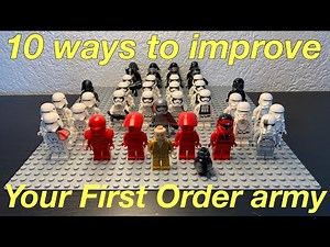 10 ways to improve your Lego First Order army (inspired by sanders3Lego)