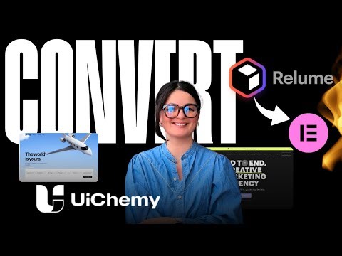 I Tried a Relume to Elementor Converter Plugin (Here’s What Happened) | UiChemy plugin demo