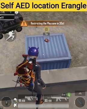 Where is self AED location in bgmi Erangle map 🤔💯 #bgmi #selfaed #pubg #levelupgaming #shorts