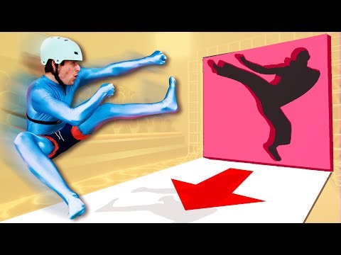 I Made a Real HOLE IN THE WALL Game