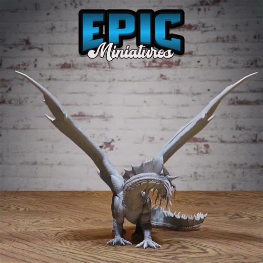 Adult Gold Dragon | DnD Miniature | Tabletop Game Miniatures | 3D Model STL FILE | RPG DnDminis