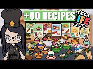 +90 RECIPES in Toca Life World. All recipes for Toca Boca