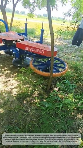 Farm Modified Buffer Mowing Machine, No Damage To Saplings During Weeding
