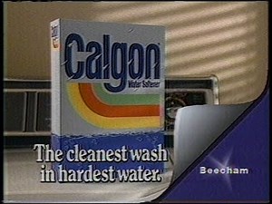 Calgon water softener commercial (Beecham, 1987)
