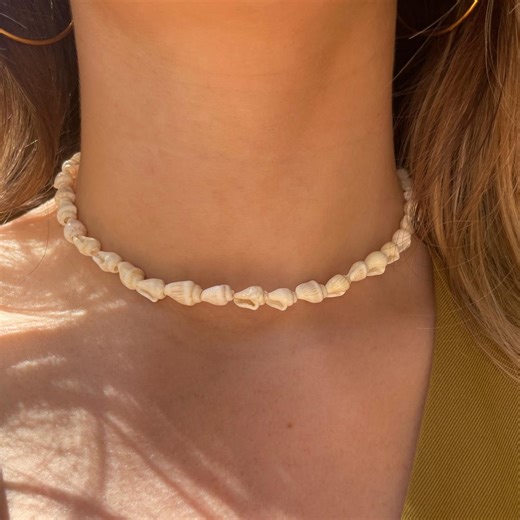 Conch Shell Necklace | Summer Necklace | Sea Snail Shell Necklace - Etsy