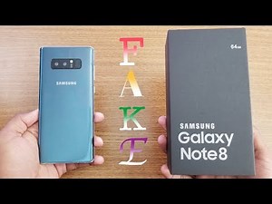 NEW Fake Samsung Galaxy NOTE 8 Unboxing !!!