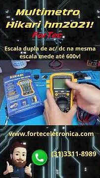 What is the best digital multimeter? Mult Hikari hm 2021 best cost benefit! #forteceletronica