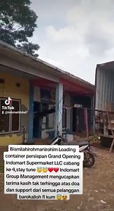1.1K views · 26 reactions | Assalamualaikum Warohmatullohi Wabarokatuh Bismilahirohmanirohim loading container persiapan Grand Opening Indomart Supermarket LLC Ajman cabang ke 4, stay tune guys Opening soon 殺 Kami Indomart Group Management mengucapkan terima kasih tak terhingga atas doa dan support dari semua pelanggan setia kami barokalloh fikum  Indomart Group Management | INDOMART DUBAI - INDONESIAN MARKET | Facebook