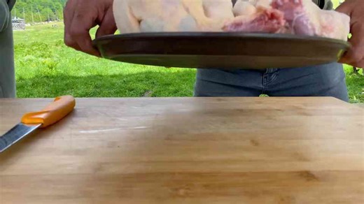 The perfect family dinner: Spit-roasted chicken with crispy crust