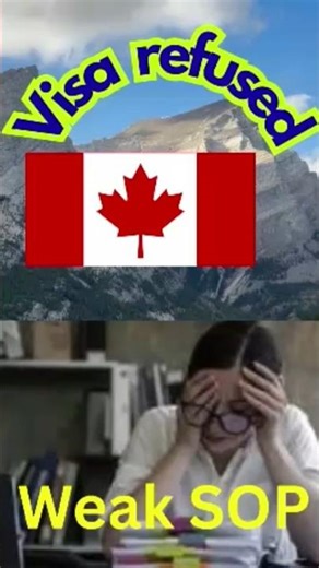 Canada student permit refused cause of weak sop for global students