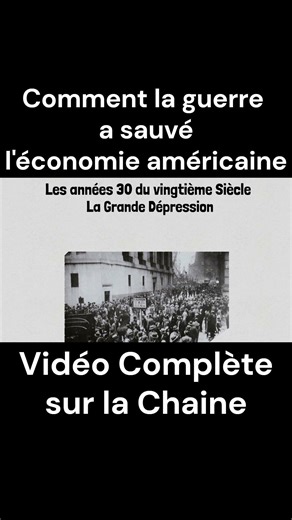 Comment la 2nd Guerre Mondiale a Sauvé l'Économie Américaine ? #1🤔