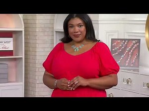 American West Sterling East West Oval Gemstone Chain Ring on QVC