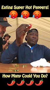 204K views · 1.6K reactions | Super Hot Pepper Eating Contest! Who Will Win? 掠 #spicychallenge #foodchallenge #challenge #challengeaccepted #chilli #chili #chile #pepper #hotpepper #chillies #chilis #chiles #peppers #guinnessworldrecord #hotpeppers #carolinareaper #carolinareaperchallenge #manvfood #manvsfood #chilieating #leagueoffire #superhot | League Of Fire | Facebook